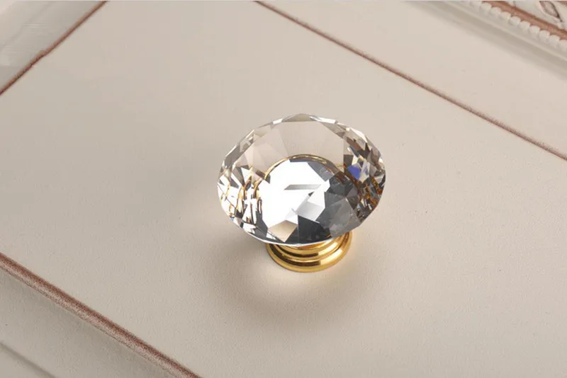 มือจับตู้คริสตัลสีทอง มือจับกร - Furniture Hardware Gold บทวิจารณ์และราคา