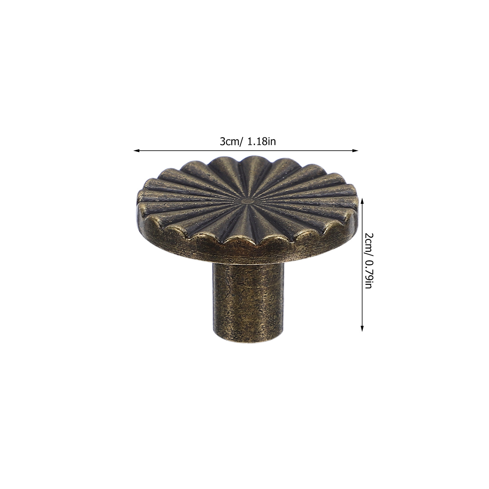 ลูกบิดตู้ทองเหลืองวินเทจ 8 ชิ้ - Vintage Furniture Hardware Replacement บทวิจารณ์และราคา