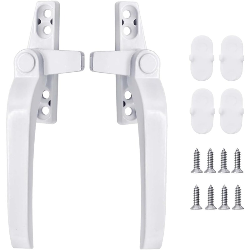 มือจับล็อคหน้าต่างกระจก 2 ชิ้น - Furniture Hardware Fitting บทวิจารณ์และราคา