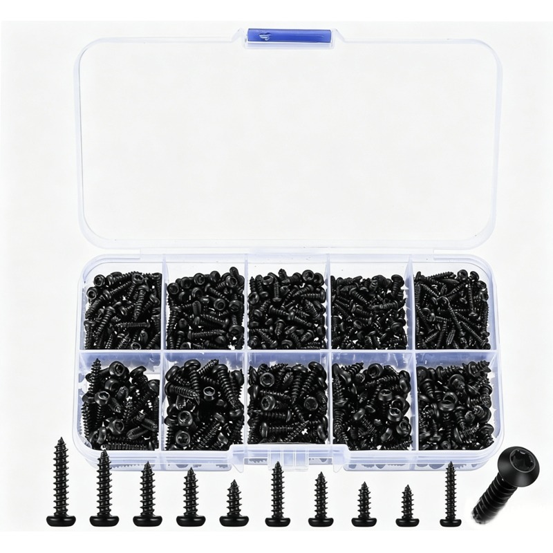 สกรูเกลียวปล่อยหัว Torx สีดำ ข - Furniture Hardware Fasteners บทวิจารณ์และราคา