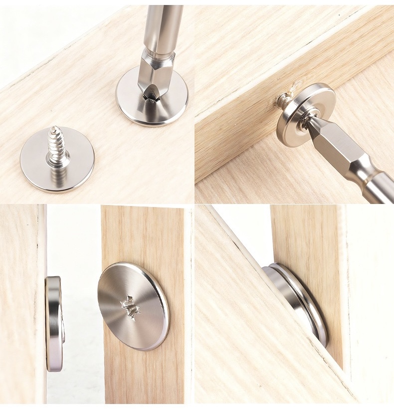 ตัวเชื่อมต่อแม่เหล็กโลหะทรงกลม - Used Furniture Hardware บทวิจารณ์และราคา