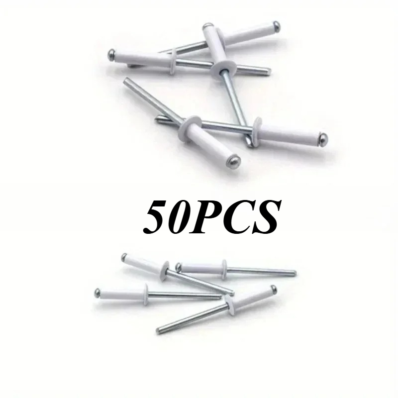 ชุดหมุดยึดแบบหัวกลมเคลือบสีขาว - Furniture Hardware Fasteners บทวิจารณ์และราคา
