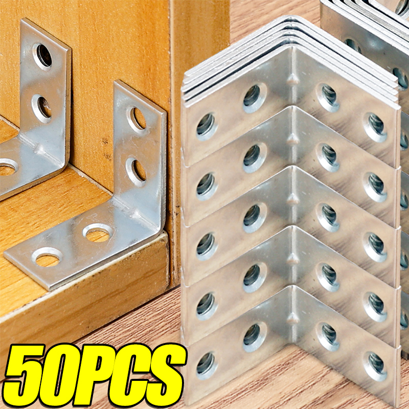 90 °   เหล็กฉากยึดมุม รูปตัว L - Furniture Hardware Fasteners บทวิจารณ์และราคา