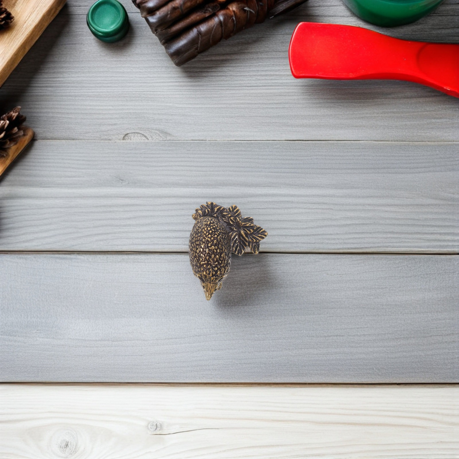 มือจับตู้รูปเม่นทองเหลือง ด้าม - Unique Furniture Hardware Pulls บทวิจารณ์และราคา