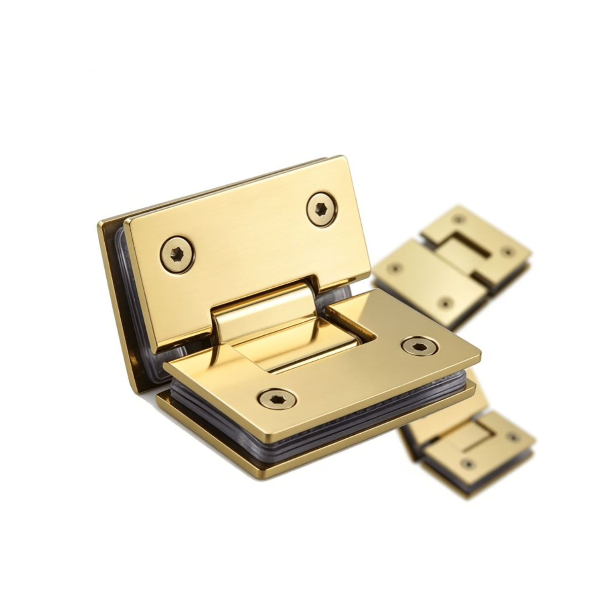 บานพับกระจกห้องอาบน้ำสแตนเลส 3 - Furniture Hardware Gold บทวิจารณ์และราคา