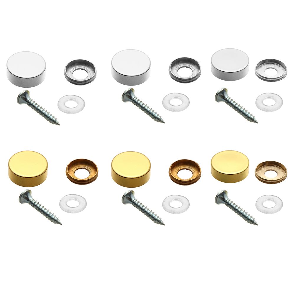 4ชุดกระจกตัวยึดสกรูตกแต่งเล็บโ - Furniture Hardware Fasteners บทวิจารณ์และราคา
