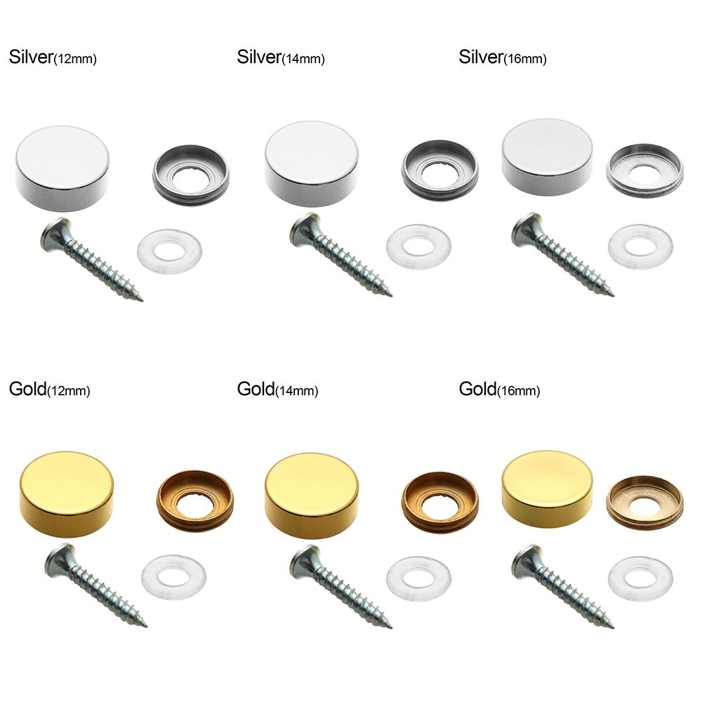 4ชุดกระจกตัวยึดสกรูตกแต่งเล็บโ - Furniture Hardware Fasteners บทวิจารณ์และราคา