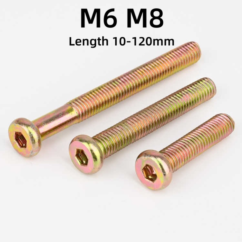 สกรูหัวหกเหลี่ยม M6 M8 แบบหัวแ - Furniture Hardware Fasteners บทวิจารณ์และราคา