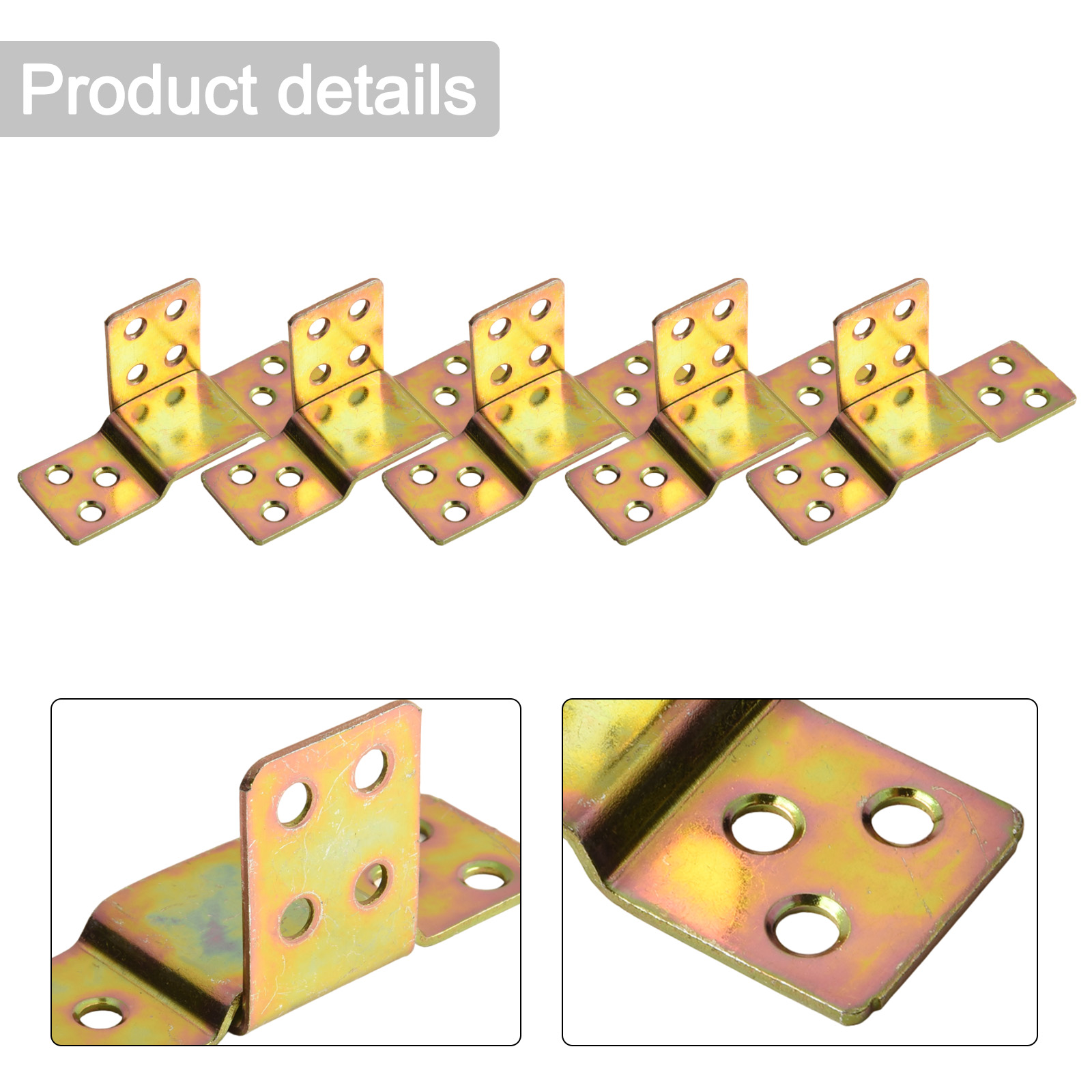 ขายึดราวเตียงโลหะ 5 ชิ้น รูปตั - Furniture Hardware Fasteners บทวิจารณ์และราคา