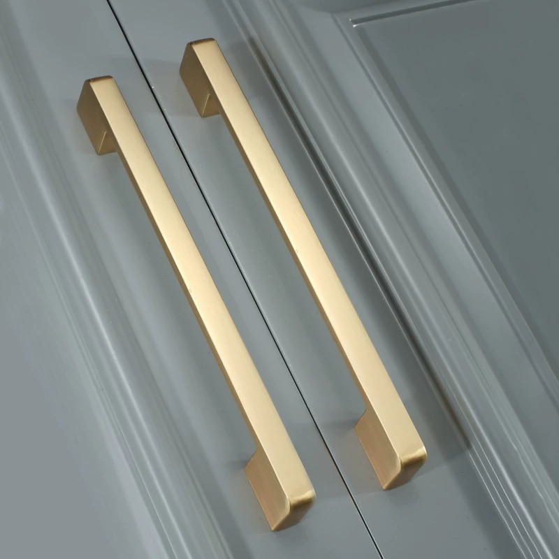 Gold Brushed ตู้ตู้ฮาร์ดแวร์ห้ - Furniture Hardware Gold บทวิจารณ์และราคา