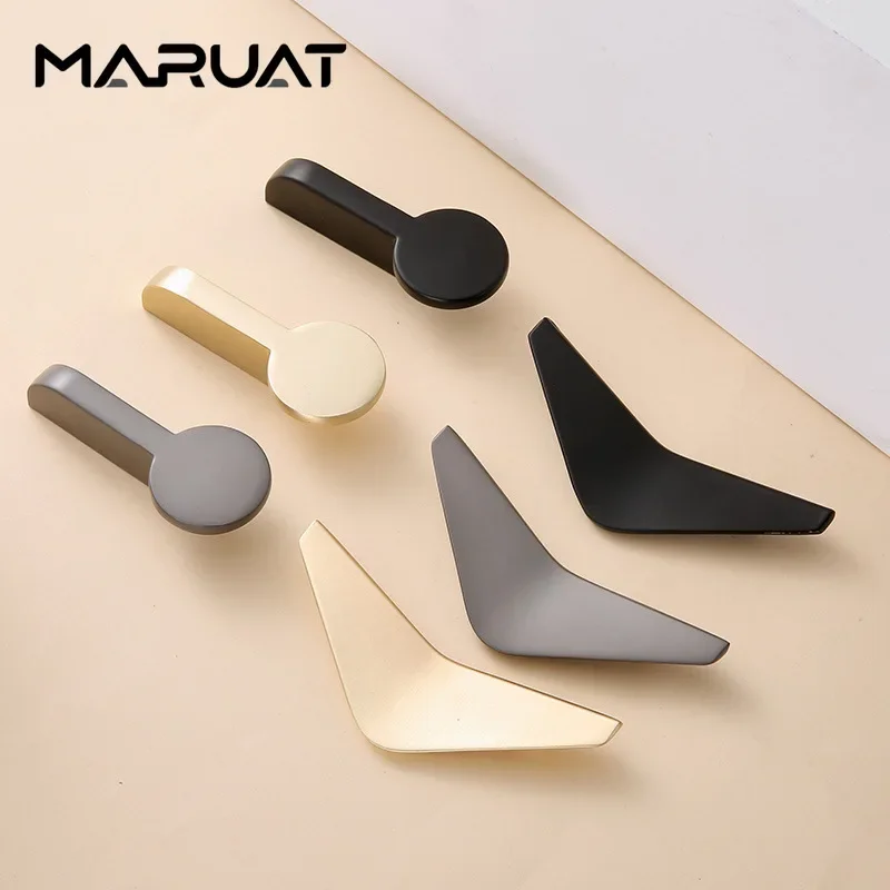 มือจับประตูตู้โลหะผสมสังกะสีแบ - Furniture Hardware Gold บทวิจารณ์และราคา