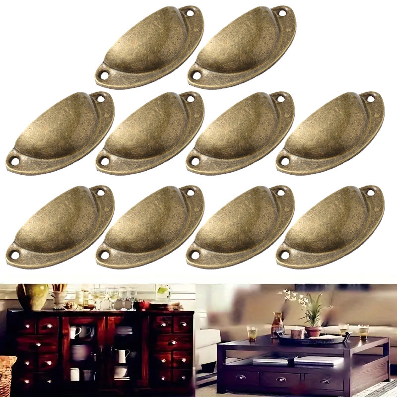 มือจับตู้ 10 ชิ้น มือจับลิ้นชั - Vintage Furniture Hardware Replacement บทวิจารณ์และราคา